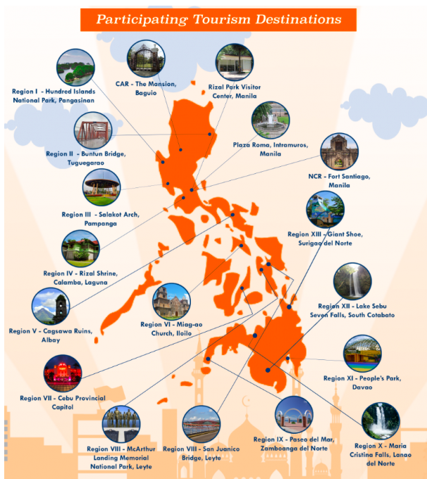 Philippine Map With Tourist Spots - vrogue.co